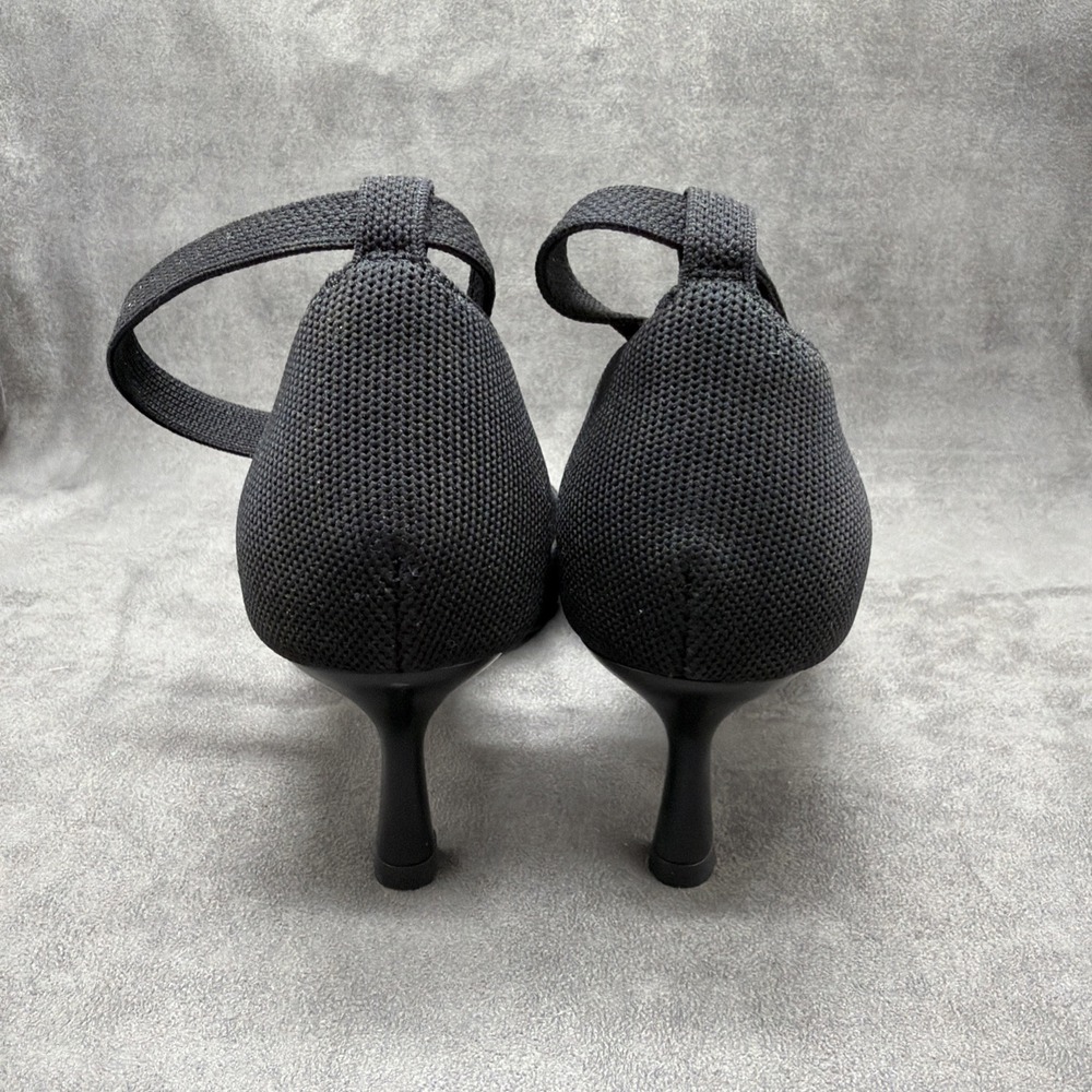 Vivaia Arabella Pointed Toe Mid Heels In Black Size 11 - Picture 4 of 10